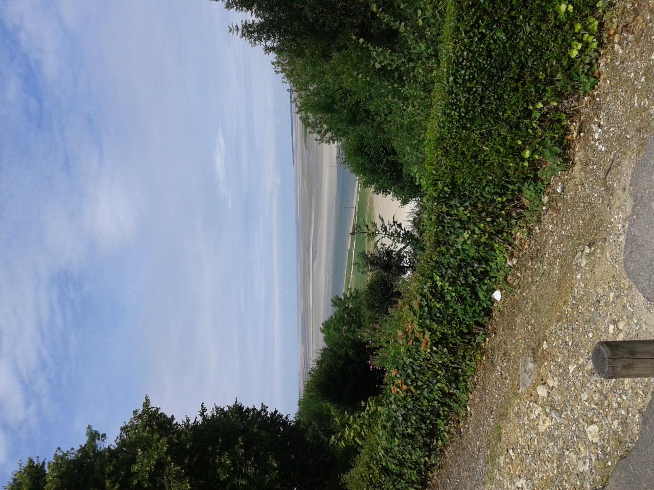 vue de la baie  des hauteurs de st valery sur somme